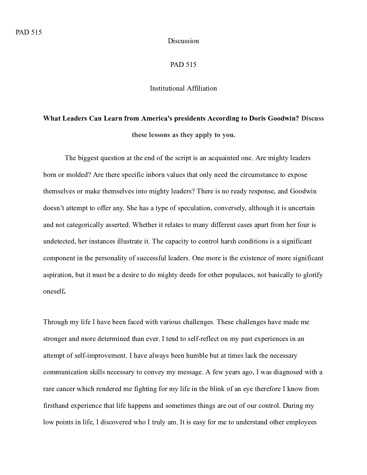 Preview image of pad 515 week 9 discussion.docx(1) document